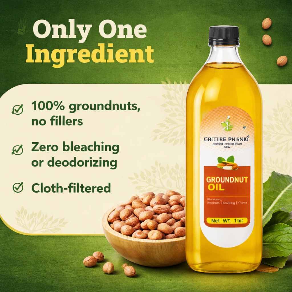 Groundnut Cold Press Oil