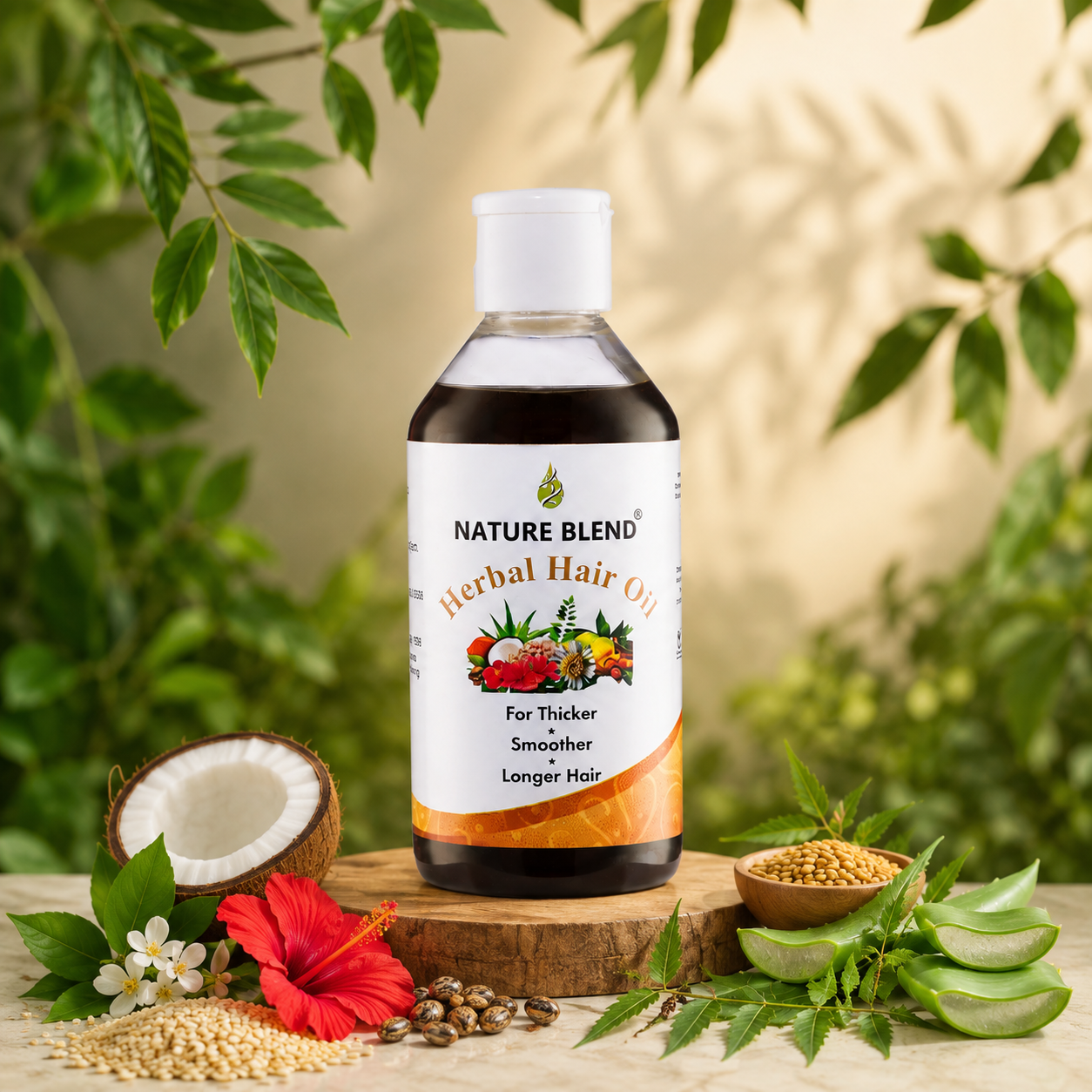 Herbal Hair Oil (40 herbs/5cold press oil)
