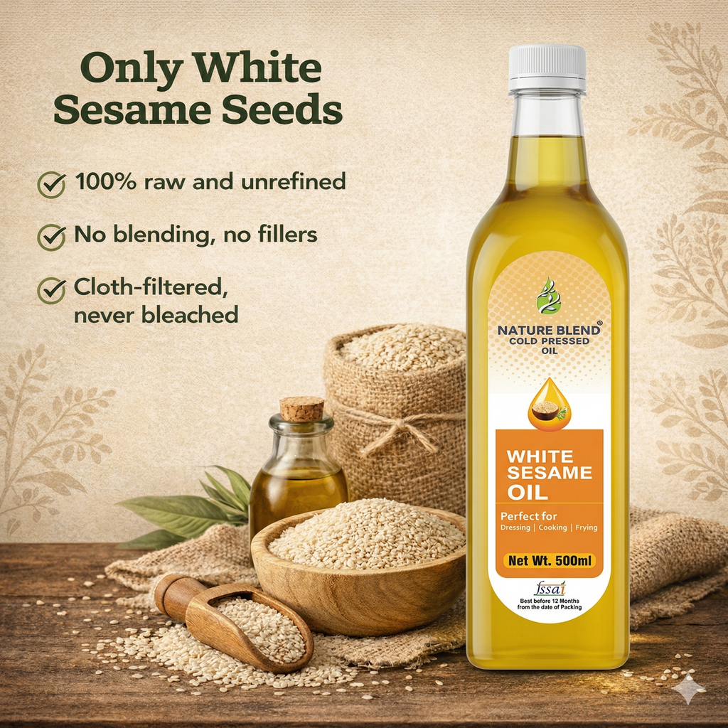 White Sesame Cold Press oil